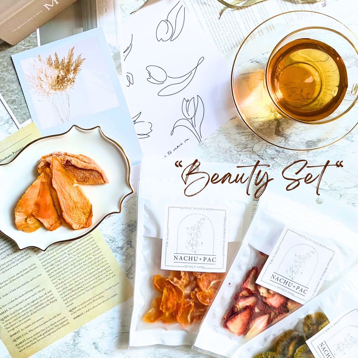 <Beauty Set>国産ドライフルーツ4種【ラッピング付き】